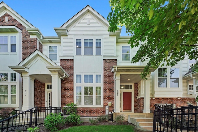 525 Plaza Pl, Aurora, IL 60504 - view of property with brick siding