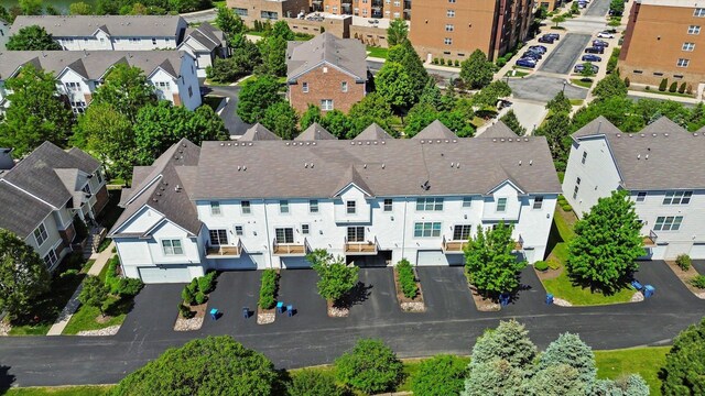 525 Plaza Pl, Aurora, IL 60504 - aerial perspective of suburban area