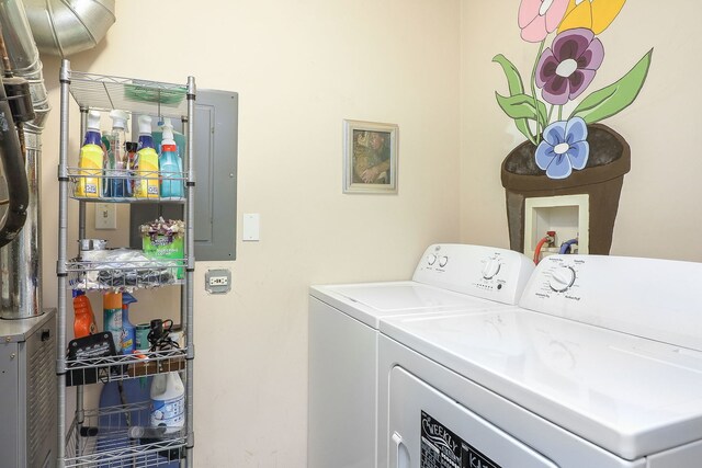 2276 Vanderbilt Dr Unit 2276, Geneva, IL 60134 - washroom featuring washer and clothes dryer and electric panel