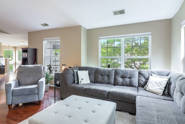 2276 Vanderbilt Dr Unit 2276, Geneva, IL 60134 - living room featuring wood finished floors and plenty of natural light