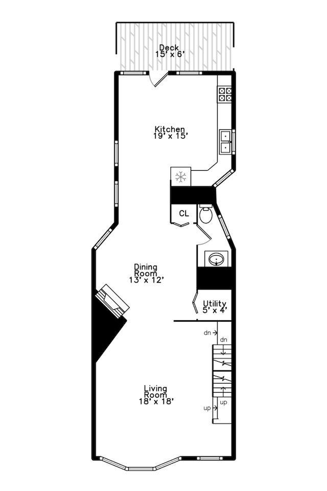 6557 S University Ave Unit 204, Chicago, IL 60637 - floor plan / room layout