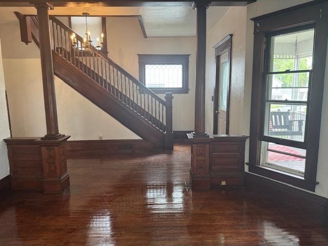 509 N Quincy St, Clinton, IL 61727 - entrance foyer with hardwood / wood-style floors and healthy amount of natural light
