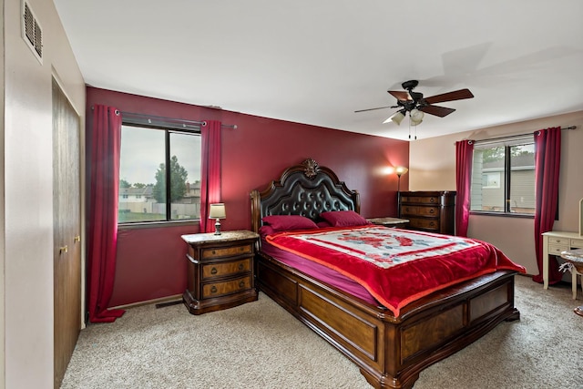8517 Steven Pl Unit 4, Tinley Park, IL 60477 - carpeted bedroom with a ceiling fan