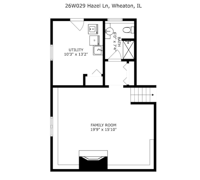 26W029 Hazel Ln, Wheaton, IL 60187 - view of room layout