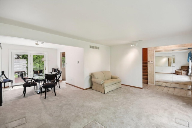 7913 Grant St, Darien, IL 60561 - dining space featuring light colored carpet and baseboards