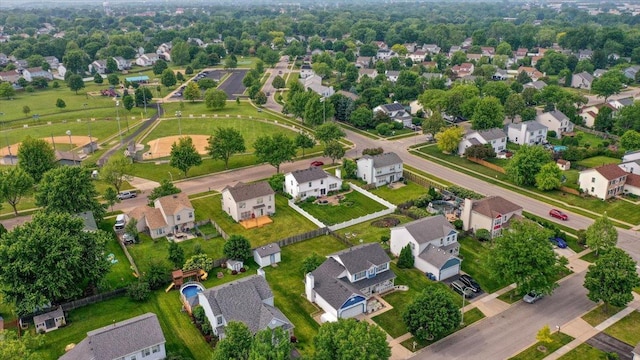 323 Valley Forge Ave, South Elgin, IL 60177 - aerial perspective of suburban area
