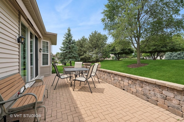 319 Capital Dr, Shorewood, IL 60404 - view of patio / terrace featuring outdoor dining area