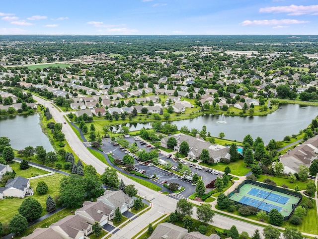 319 Capital Dr, Shorewood, IL 60404 - aerial perspective of suburban area featuring a large body of water