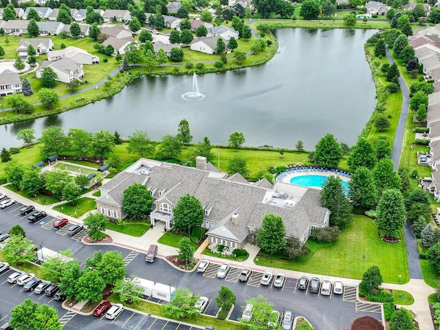 319 Capital Dr, Shorewood, IL 60404 - bird's eye view of a large body of water