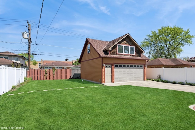 1225 Morgan Ave, La Grange Park, IL 60526 - view of property exterior with driveway and a garage