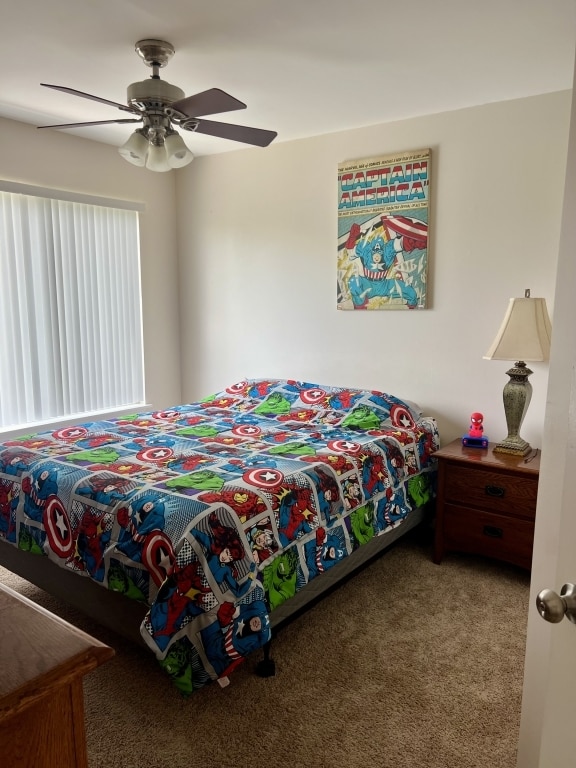 7 Ivy Ct, South Elgin, IL 60177 - bedroom featuring carpet floors and ceiling fan
