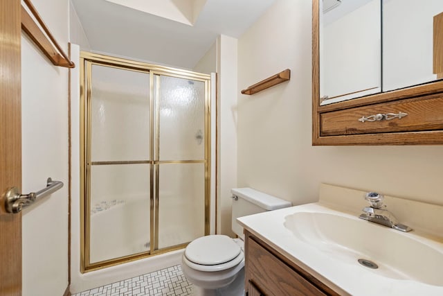 8862 167th St, Orland Hills, IL 60487 - full bath with a shower stall, toilet, and vanity