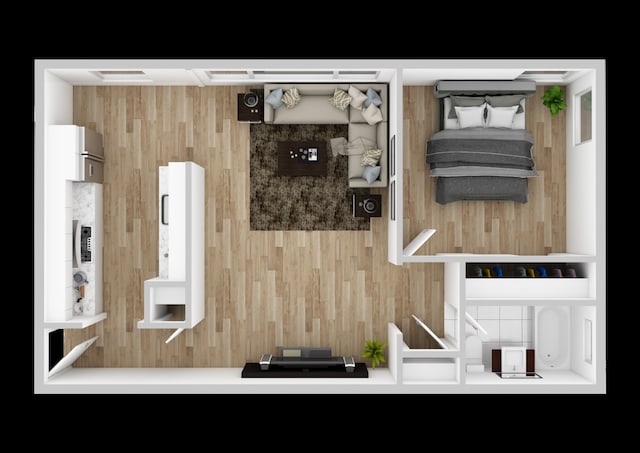 39 W Conti Pkwy Unit 2N, Elmwood Park, IL 60707 - room layout