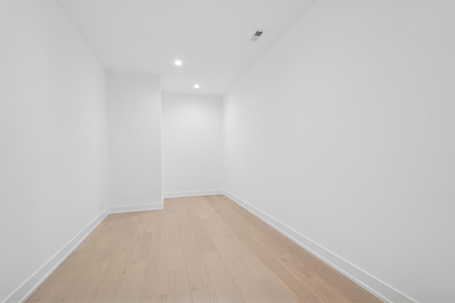 8833 Birch Ave, Morton Grove, IL 60053 - empty room featuring light wood-type flooring, recessed lighting, and baseboards