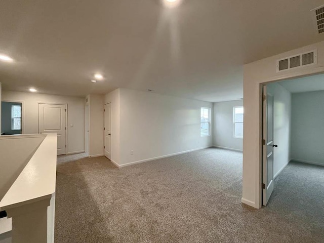 1025 Leeward Ln, Pingree Grove, IL 60140 - empty room featuring carpet floors, baseboards, and recessed lighting
