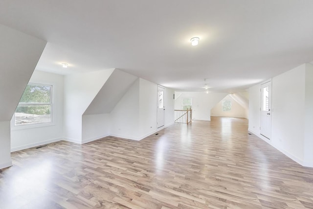 2430 Hastings Ave, Evanston, IL 60201 - bonus room featuring light wood-style flooring and baseboards