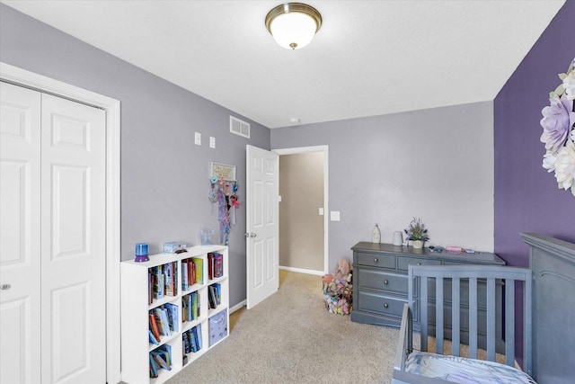 1321 W Ridge Ln, Champaign, IL 61822 - carpeted bedroom featuring baseboards and a closet