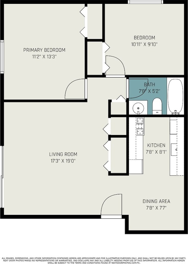 7131 166th St Unit 101, Tinley Park, IL 60477 - floor plan / room layout