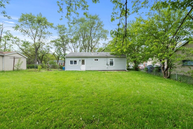 21643 Merrill Ave, Sauk Village, IL 60411 - rear view of property featuring an outdoor structure
