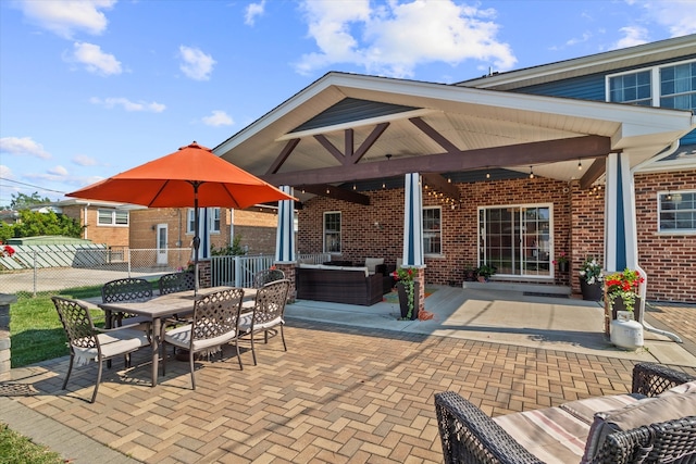 2952 W 100th Pl, Evergreen Park, IL 60805 - view of patio with outdoor lounge area and outdoor dining area