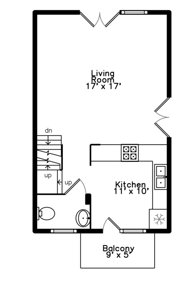919 W Leland Ave Unit F, Chicago, IL 60640 - home floor plan