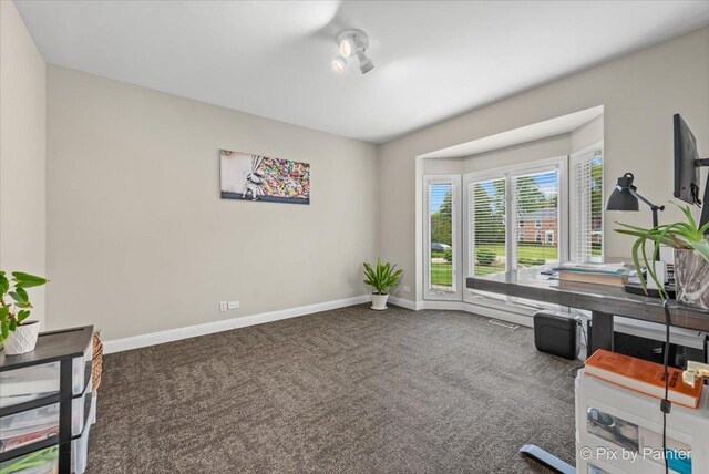 7530 Inverway Dr, Lakewood, IL 60014 - carpeted office with baseboards