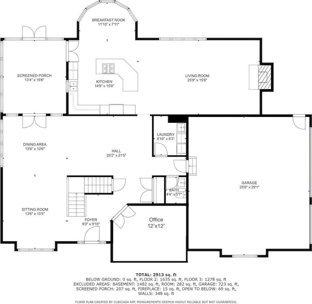 7530 Inverway Dr, Lakewood, IL 60014 - floor plan / room layout