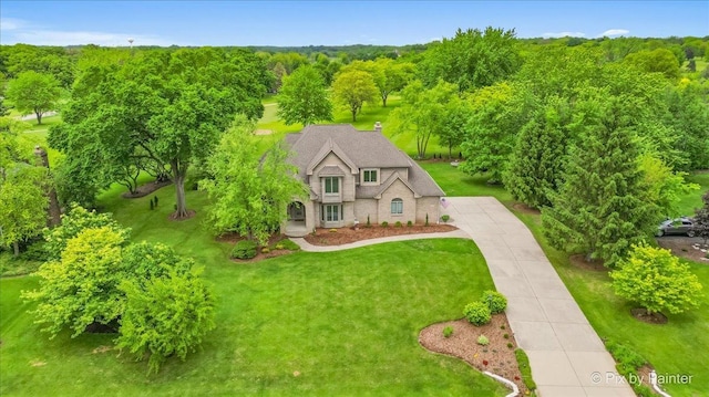 7530 Inverway Dr, Lakewood, IL 60014 - view of subject property featuring a forest