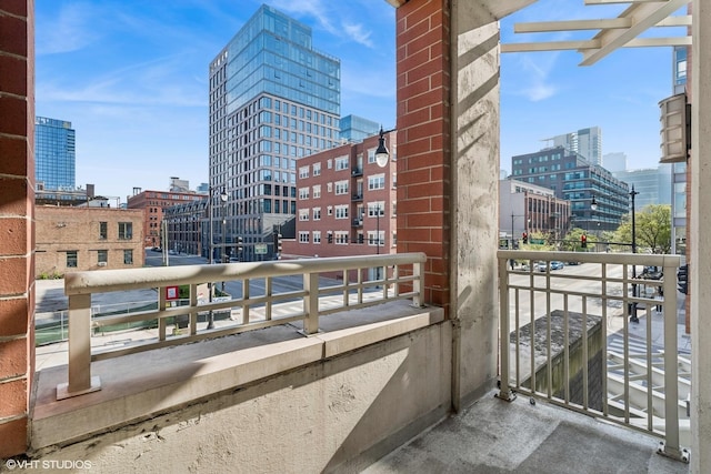 1001 W Madison St Unit 211, Chicago, IL 60607 - balcony featuring a view of city