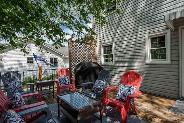 3803 Charles St, Rockford, IL 61108 - deck with area for grilling
