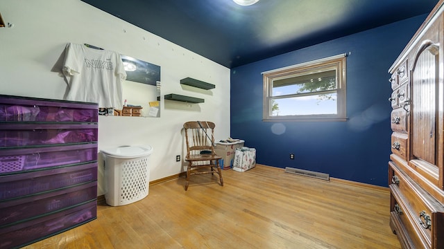 113 Maple Ave, Mount Morris, IL 61054 - living area with wood finished floors and baseboards