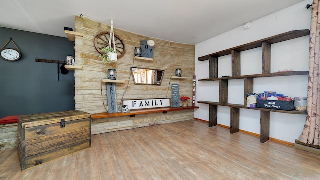 113 Maple Ave, Mount Morris, IL 61054 - unfurnished office with wood finished floors and baseboards