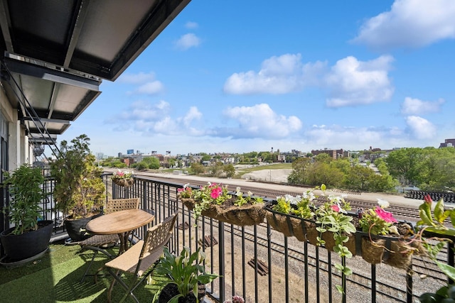 1524 S Sangamon St Unit 512, Chicago, IL 60608 - balcony featuring a view of city