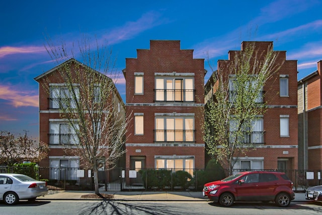 3436 N Harlem Ave Unit 1, Chicago, IL 60634 - view of front facade featuring brick siding