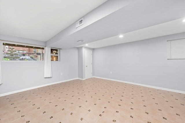 5642 W Dakin St, Chicago, IL 60634 - basement featuring recessed lighting and baseboards