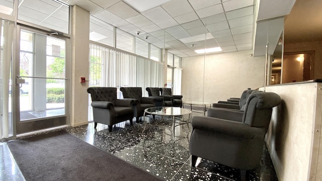 8210 Elmwood Ave Unit 106, Skokie, IL 60077 - common area featuring a drop ceiling
