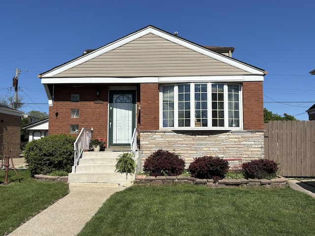 7951 S Kolin Ave, Chicago, IL 60652 - view of front of home with stone siding