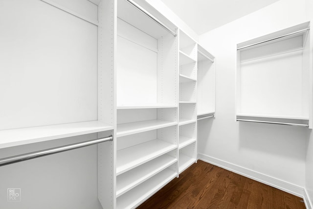 1448 W Chestnut St Unit 3, Chicago, IL 60642 - spacious closet featuring dark wood-style flooring