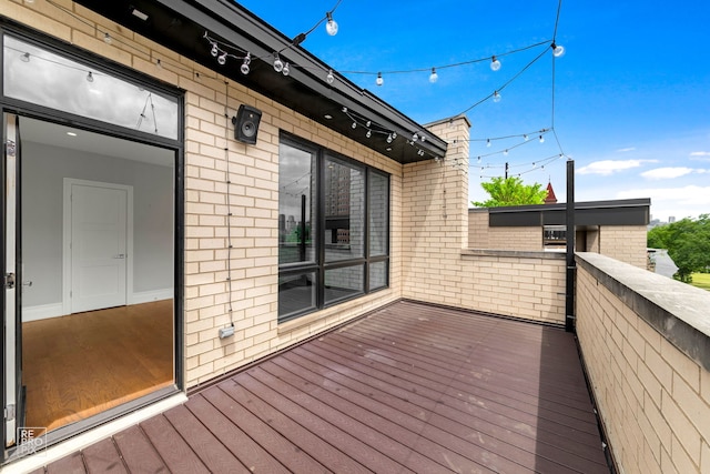 1448 W Chestnut St Unit 3, Chicago, IL 60642 - view of wooden terrace