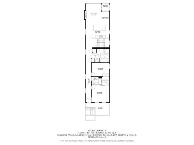 1448 W Chestnut St Unit 3, Chicago, IL 60642 - floor plan / room layout