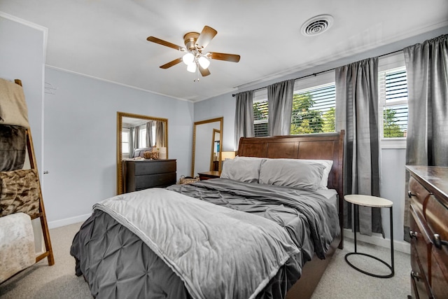 17601 Howe Ave, Homewood, IL 60430 - carpeted bedroom with baseboards and a ceiling fan