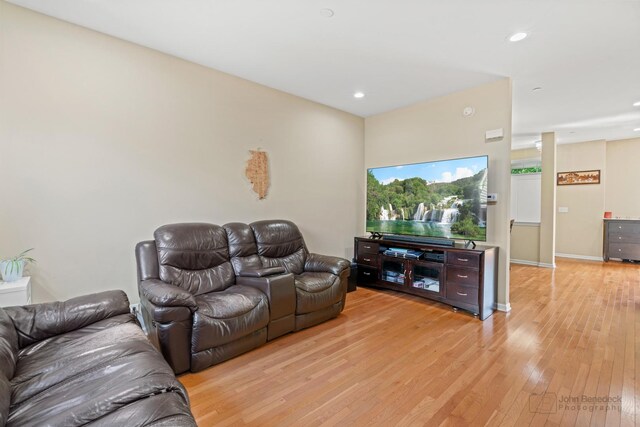 2127 Apple Hill Ln, Buffalo Grove, IL 60089 - living area with light wood finished floors and recessed lighting