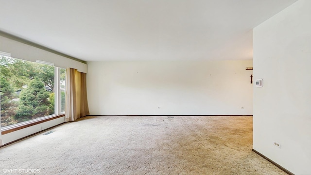 959 S Fern Ave, Elmhurst, IL 60126 - carpeted empty room with baseboards