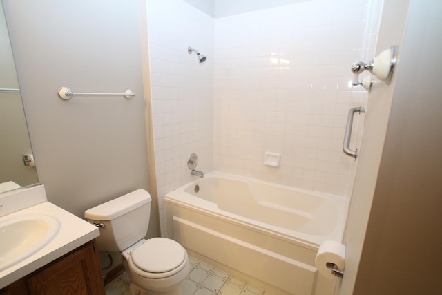 176 Millers Xing, Itasca, IL 60143 - bathroom with toilet, bathtub / shower combination, and vanity