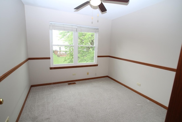 176 Millers Xing, Itasca, IL 60143 - spare room featuring carpet floors, ceiling fan, and baseboards