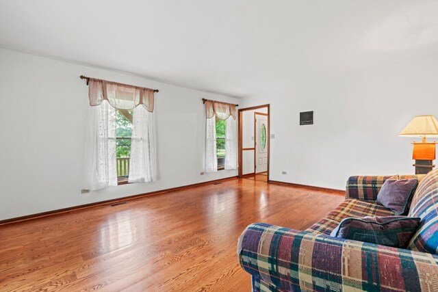 19N050 Felsmith Rd, Hampshire, IL 60140 - living room with wood finished floors and baseboards
