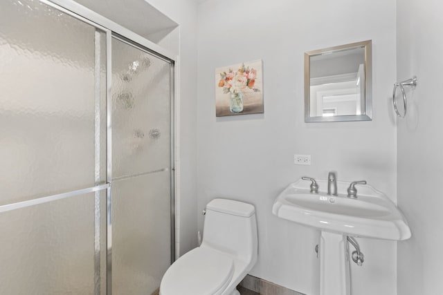 2510 Marian Ln, Wilmette, IL 60091 - bathroom with toilet and a stall shower