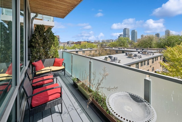 919 N Larrabee St Unit 3N, Chicago, IL 60610 - balcony with a city view