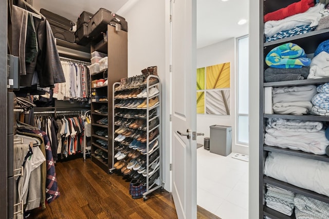 919 N Larrabee St Unit 3N, Chicago, IL 60610 - spacious closet with wood finished floors