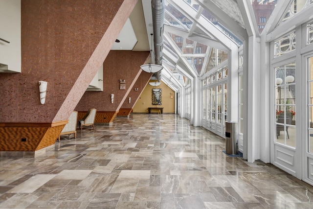 111 E Chestnut St Unit 24C, Chicago, IL 60611 - building lobby with a high ceiling